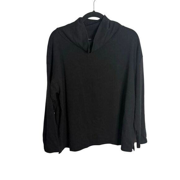 Eileen Fisher Cozy Brushed Terry Hug Funnel Neck Tops Bundle Size Medium - Picture 4 of 10